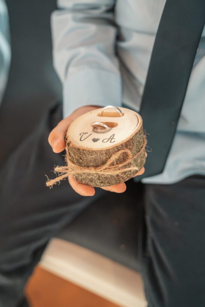 Deitailaufnhame der Ringe im Holz